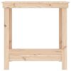 vidaXL Werkbank 80x50x80 cm Massivholz Kiefer