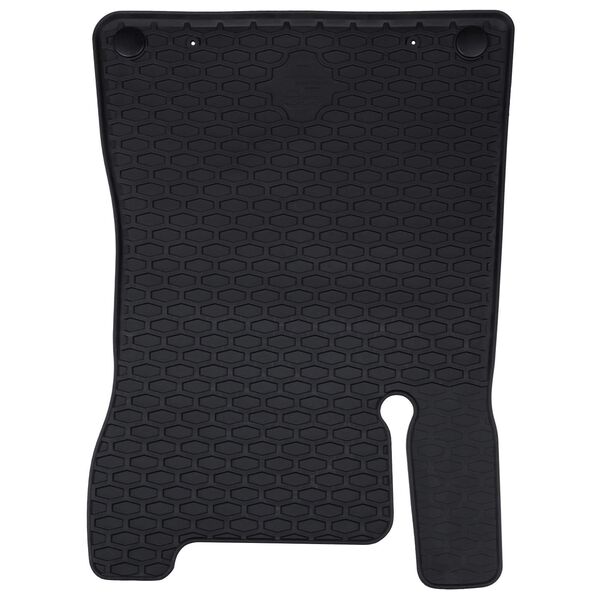 vidaXL Autofu&szlig;matte 4 pcs Schwarz TPE