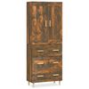 vidaXL Highboard R&auml;uchereiche Holzwerkstoff