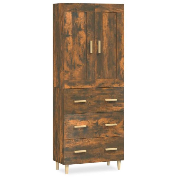 vidaXL Highboard R&auml;uchereiche Holzwerkstoff