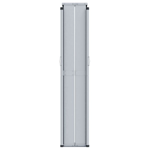 vidaXL Seitenmarkise Ausziehbar Braun 200x1000 cm