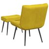 vidaXL Relaxsessel mit Hocker Gelb Samt