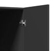 vidaXL Waschmaschinenschrank Schwarz 71x71,5x91,5 cm