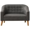 vidaXL Kindersofa Grau Stoff