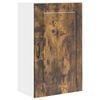 vidaXL Wandschrank PORTO Ger&auml;ucherte Eiche 50 x 31 x 80 cm