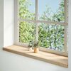 vidaXL Fensterb&auml;nke 2 Stk. Unbehandelt 110x25x2 cm Massivholz Eiche