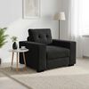 vidaXL Sessel Schwarz 60 cm Samt