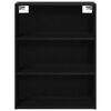 vidaXL H&auml;ngender Wandschrank Schwarze Eiche 69,5 x 32,5 x 90 cm