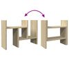 vidaXL Schreibtisch-Organizer Sonoma 34,5x15,5x35,5 Holzwerkstoff