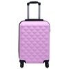 vidaXL Hartschalen-Trolley-Set 2 Stk. Rosa ABS