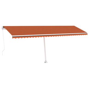vidaXL Manuelle Markise mit Solar-LED 6 x 3 m