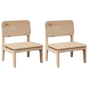 vidaXL Gartenst&uuml;hle 2 Stk. 60x52,5x72 cm Massivholz Kiefer