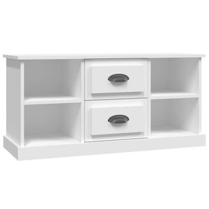 vidaXL TV-Schrank Wei&szlig; 99,5x35,5x48 cm Holzwerkstoff