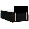 vidaXL Boxspringbett mit Matratze Schwarz 120x200 cm Stoff