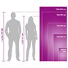 vidaXL Sporthandt&uuml;cher 2 pcs Lila 140 x 70 cm Polyester und Polyamid