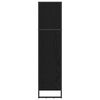 vidaXL B&uuml;cherregal Schwarz Eichen-Optik 80 x 30 x 155 cm Holzwerkstoff
