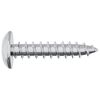 vidaXL Holzschrauben 2 pcs Silber M4 x 20 mm Stahl