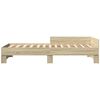 vidaXL Bettgestell ohne Matratze Sonoma-Eiche 75x190 cm Holzwerkstoff