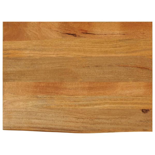vidaXL Tischplatte mit Baumkante 70x60x2,5 cm Massivholz Mango