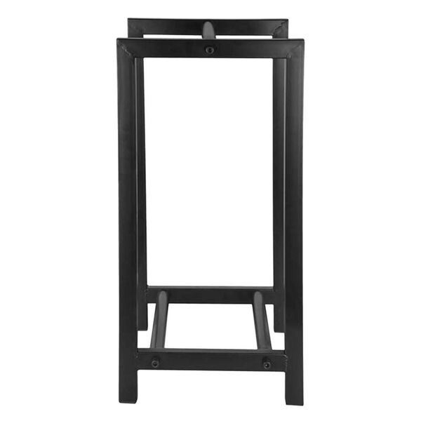 Esschert Design Holzregal und Kaminholzst&auml;nder Schwarz