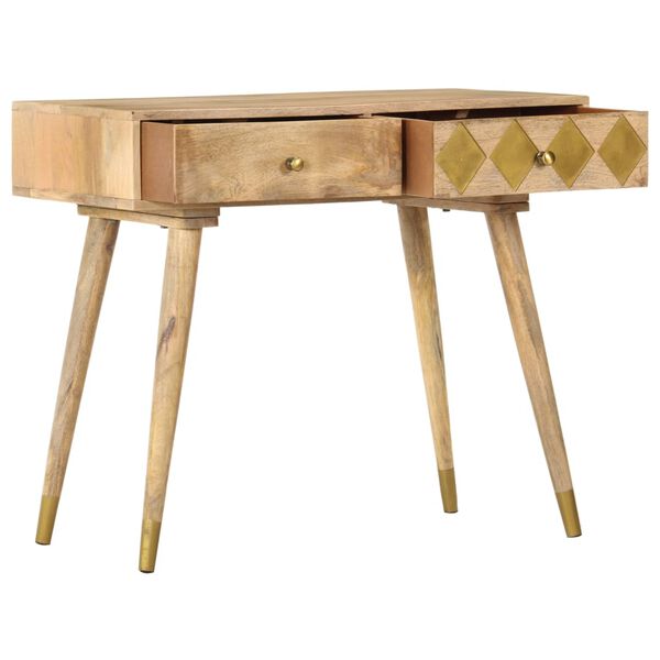 vidaXL Konsolentisch 89 x 44 x 75 cm Massivholz Mango