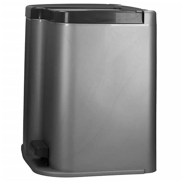 Curver Duo Tretm&uuml;lleimer Deco 15L mit 6L Inneneimern Hellgrau
