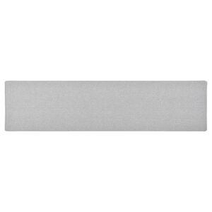vidaXL Teppichl&auml;ufer Hellgrau 50x200 cm