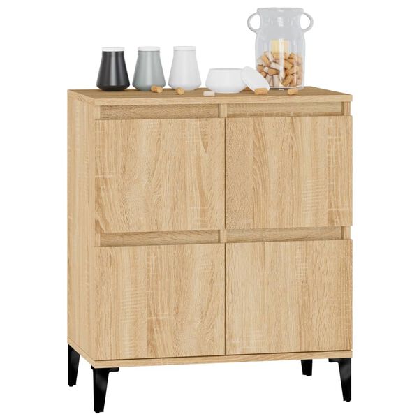 vidaXL Sideboard Sonoma-Eiche 60x35x70 cm Holzwerkstoff