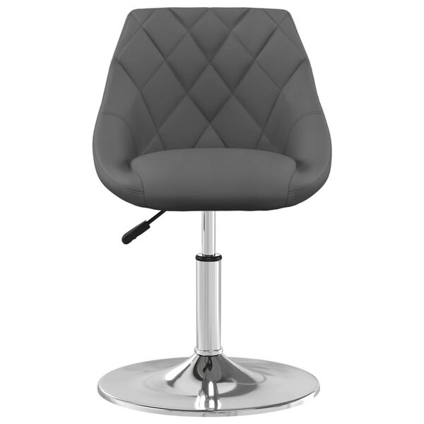vidaXL Barhocker Dunkelgrau Samt