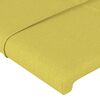 vidaXL LED Kopfteil Gr&uuml;n 160x5x78/88 cm Stoff