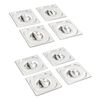 Deckel f&uuml;r GN 1/6 Beh&auml;lter 8 Stk. Edelstahl