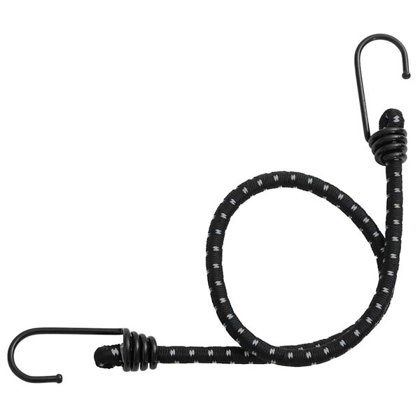 vidaXL Gummiseile Reflektierend mit Haken 50 Stk. 46 cm