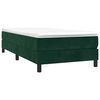 vidaXL Boxspringbettgestell Dunkelgr&uuml;n 100x200 cm Samt