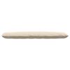 vidaXL R&uuml;ckenkissen Beige 200 x 50 cm Mikrofaserstoff