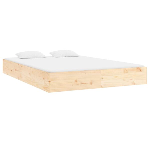 vidaXL Massivholzbett ohne Matratze 120x200 cm