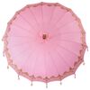 vidaXL Balinesischer Sonnenschirm mit Sockel Rosa 215 x 215 x 260 cm
