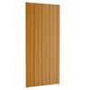 vidaXL Dachpaneele 36 Stk. Verzinkter Stahl Holzoptik Hell 100x45 cm