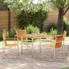vidaXL Garten-Ess-Set 5 pcs Massives Teakholz