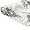 vidaXL Teppich Grau und Wei&szlig; 80 x 150 cm PP