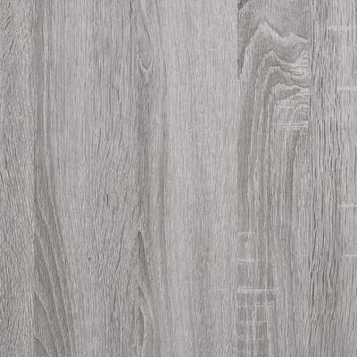vidaXL Sideboard Grau Sonoma 91x29,5x75 cm Holzwerkstoff