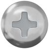 vidaXL Holzschraube 2 pcs Silber M4 x 28 mm Eisen