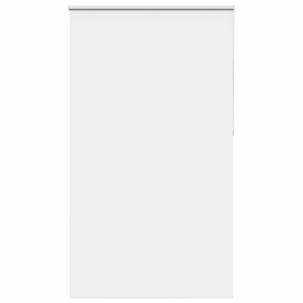 vidaXL Verdunkelungsrollo Wei&szlig; 130x230cm Stoffbreite 126,6cm Polyester