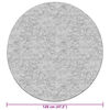 vidaXL Teppich Waschbar 120 cm Beige Rutschfest