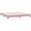vidaXL Bettgestell ohne Matratze Rosa 180x210 cm Samt