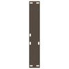 vidaXL Couchtischbeine V-Form 2 St&uuml;ck Naturstahl 28x(42-43,3) cm Stahl