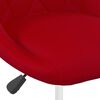 vidaXL Barhocker Weinrot Samt