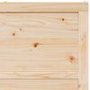 vidaXL Schiebet&uuml;r Braun 90 x 208 cm Massives Kiefernholz