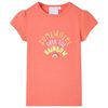 Kinder-T-Shirt Korallenrosa 140