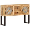 vidaXL Sideboard 110x30x74 cm Raues Mangoholz
