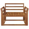 vidaXL Outdoor Mittelsofa Massivholz Akazie Natur
